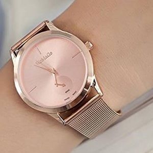 MaNaGe Fashion Alloy Belt Watch Unisex Style